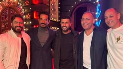 تامر حسني يظهر في لوكيشن سيد الناس.. وعمرو سعد يوجه رسالة له