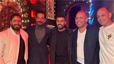 مفاجأة في لوكيشن سيد الناس.. سبب ظهور تامر حسني مع عمرو سعد