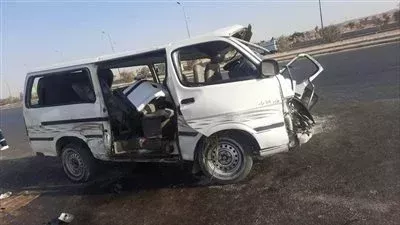 تفاصيل إصابة 13 شخصا إثر إنقلاب ميكروباص بأسيوط |بث مباشر 