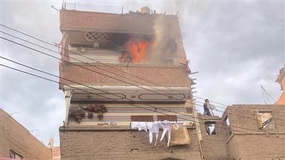 حريق في شقة سكنية بالمحلة.. والحماية المدنية تحاول السيطرة 