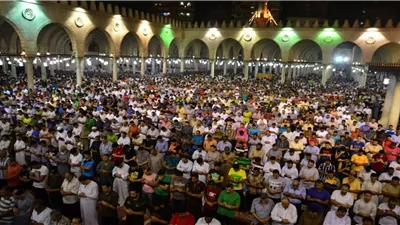 الأوقاف: إقامة صلاة التهجد يوميا في مسجد الإمام الحسين بروايات مختلفة