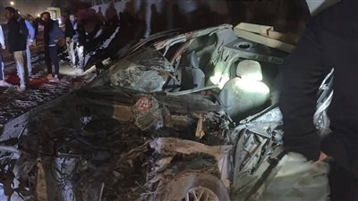 مصرع شاب في حادث تصادم بالمنوفية