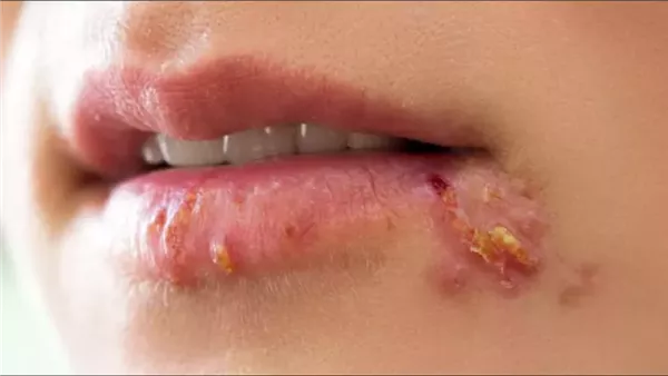  الهربس الفموي -