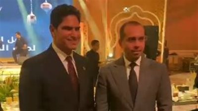 رجل الأعمال محمد زكي مع أحمد أبو هشيمة في إفطار حزب الشعب الجمهوري