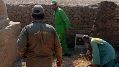 الأقصر تتجمل.. حملة نظافة كبرى في محيط طريق الكباش