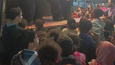 محافظ القليوبية يتابع فرحة حفل إفطار الأطفال اليتامى بقرية أجهور الكبرى