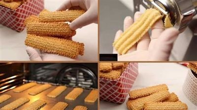 مقرمش ونقشته ثابتة| طريقة عمل بسكويت النشادر بالماكينة.. وصفتان والأخيرة في الخلاط