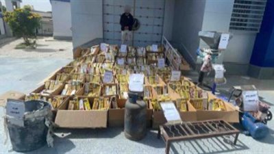 قبل عيد الفطر.. القبض على عاملين بحوزتهما 6.5 مليون قطعة ألعاب نارية بالفيوم 