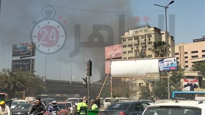 السيطرة على حريق بجوار مبنى التوفير التابع للبريد برمسيس 