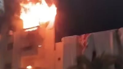 حريق يلتهم شقة سكنية في قرية جزيرة محروس بسوهاج