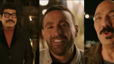 الولا رامز دفعتي.. مشهد تمثيلي بين السقا وطارق لطفي وباسم سمرة خارج أحداث العمل في العتاولة 2