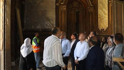 محافظ القاهرة يتفقد أعمال تطوير قصر السكاكيني والمناطق المحيطة بحي الوايلي | صور