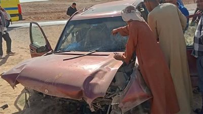 مصرع شخصين في حادث تصادم بأسيوط