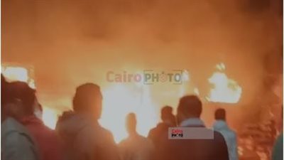 ننشر أسماء المصابين في حريق مطعم مأكولات بمنطقة أبو عرب بالمنيا