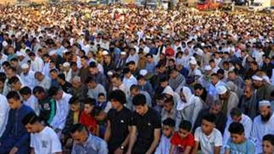 استاد طور سيناء يشهد أداء صلاة عيد الفطر المبارك