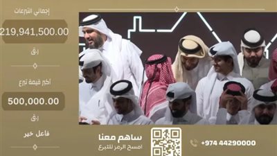 مليارات الجنيهات.. حملة خيرية تجمع تبرعات ضخمة لصالح سوريا وغزة في ليلة واحدة 