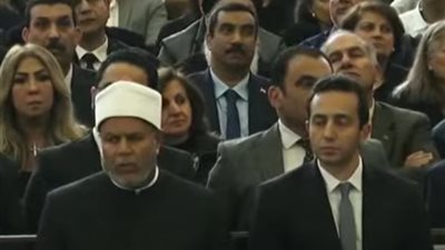 المنسق العام لبيت العائلة المصرية يحضر جنازة الأنبا باخوميوس ممثلًا عن شيخ الأزهر