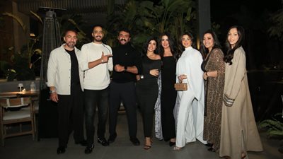 حضور نجوم الفن والرياضة والمجتمع سحور مسلسل فهد البطل لـ أحمد العوضي