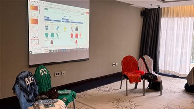 بيراميدز بالزي الأساسي أمام الجيش الملكي في دوري أبطال إفريقيا 