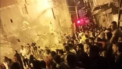 انهيار عقار في بحري بالإسكندرية وأنباء عن وقوع ضحايا