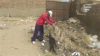 انطلاق حملة تطوعية لتنظيف المقابر في مدينة الخارجة بالوادي الجديد |صور