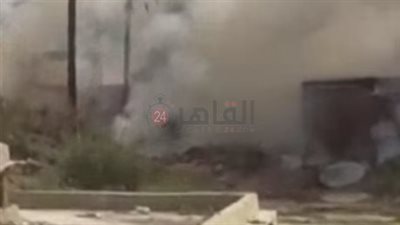 تفاصيل السيطرة على حريق بمحيط البنك الزراعي في المنصورة