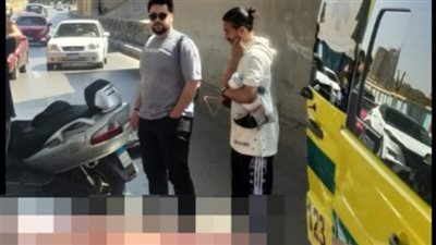 مصرع شخص سقط من أعلى كوبري مشاة بالقرب من غمرة