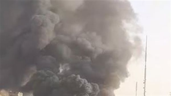 جانب من الحريق 