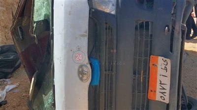 مصرع شخص وإصابة 8 آخرين إثر انقلاب سيارة ميكروباص في المنيا