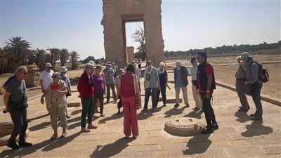 وفد ألماني من 27 سائحًا في زيارة لمعالم الوادي الجديد| صور