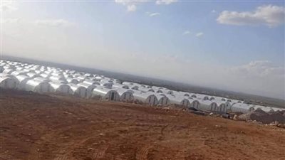 ظهر بشكل مفاجئ.. ما حقيقة بناء مخيم في سوريا لاستقبال سكان غزة؟