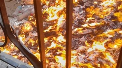 مخلفات قمامة بأحد المناور.. السيطرة على حريق داخل كلية التربية النوعية بطنطا