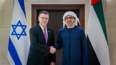 لبحث العلاقات الثنائية والأزمة الإنسانية في غزة.. وزير الخارجية الإماراتي يستقبل نظيره الإسرائيلي بأبوظبي