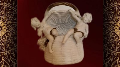 متحف ركن فاروق يعرض قطعة أثرية نادرة من البورسلين