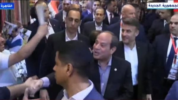 ماكرون والسيسي 