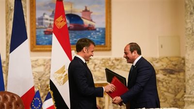 ماكرون: مصر شريك استراتيجي وصديق تاريخي لفرنسا