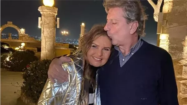 يسرا وزوجها خالد