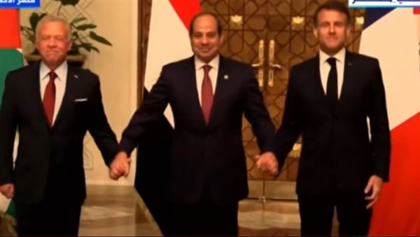 الرئيس السيسي وماكرون