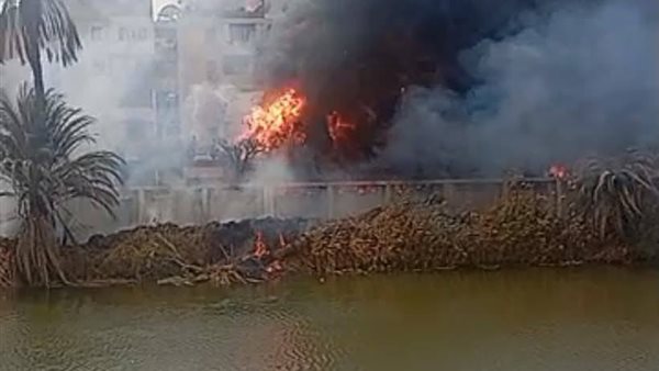 المقطورة المحترقة