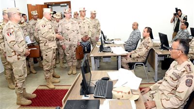 رئيس أركان حرب القوات المسلحة يتفقد الأكاديمية العسكرية للدراسات العليا والاستراتيجية بالعاصمة الإدارية 