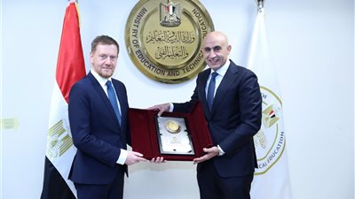 وزير التعليم يؤكد اهتمام مصر بالتعاون مع ولاية ساكسونيا الألمانية في دعم وتطوير مدارس التكنولوجيا التطبيقية