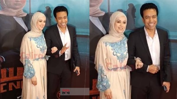 سامح حسين وزوجته