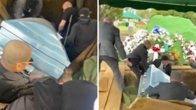 جنازة تتحول إلى كارثة بعد سقوط المشيعين داخل القبر