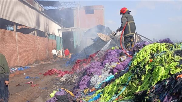 خسائر فادحة في حريق