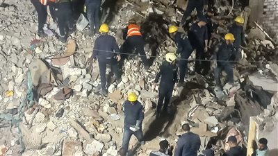 مكون من 3 طوابق.. ننشر أسماء مصابي انهيار عقار بالإسكندرية