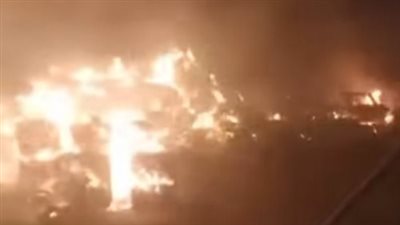 حريق مصنع كرتون ومخزن أنابيب في عزبة الأشقر بالشرقية.. والحماية المدنية تحاول السيطرة