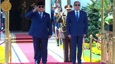 مراسم استقبال الرئيس الإندونيسي بقصر الاتحادية| صور 