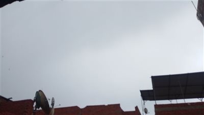 أمطار متوسطة تضرب مدينة المنصورة 