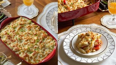 بدون لحمة ولا فراخ.. طريقة عمل مكرونة بالبشاميل سهلة