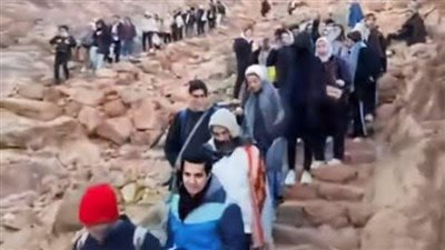 612 سائحا فى زيارة المقدسات الدينية والتاريخية بسانت كاترين